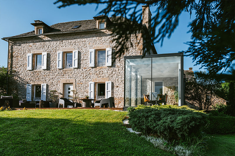 extension aluminum maison pierre Bouches-du-Rhône