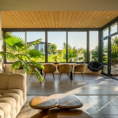 Extension toit plat pour pièce à vivre